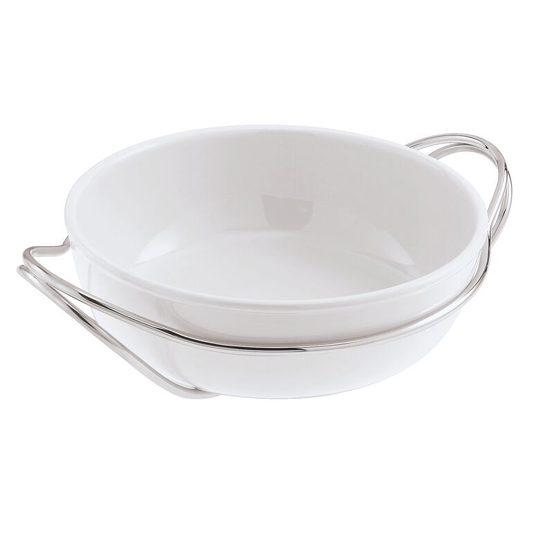 Sambonet New Living Spaghetti bowl 27 cm with stainless steel support