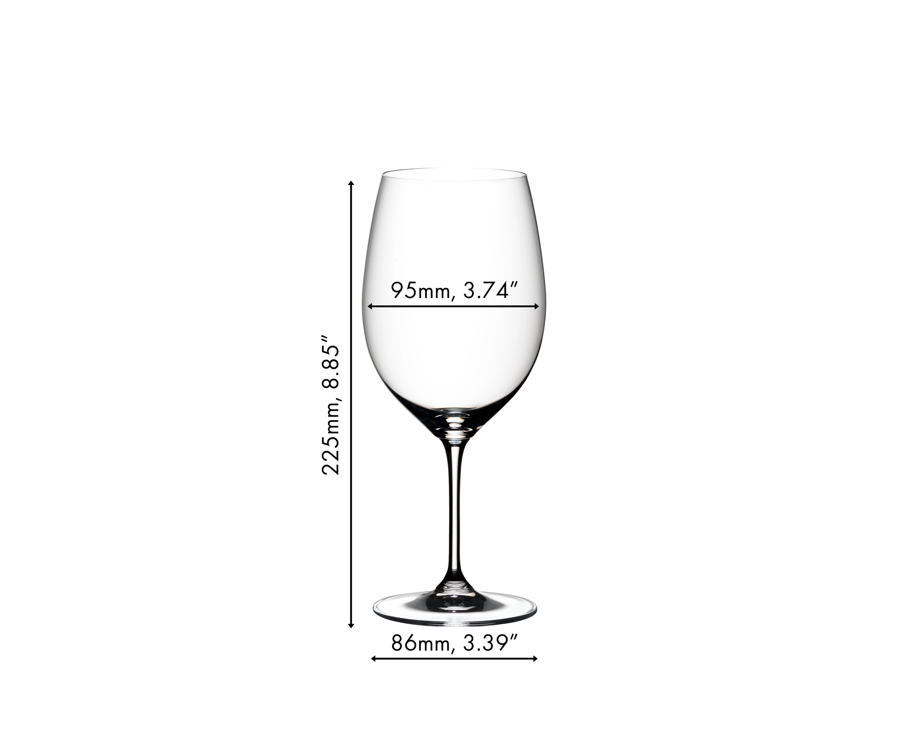 Riedel Vinum Cabernet Sauvignon/Merlot, Set mit 2 Gläsern