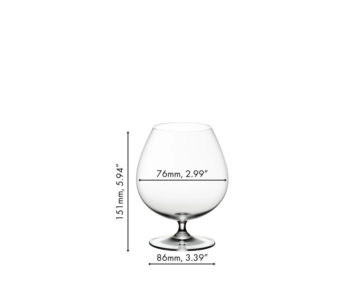 Riedel Vinum Brandyglas, Set mit 2 Gläsern