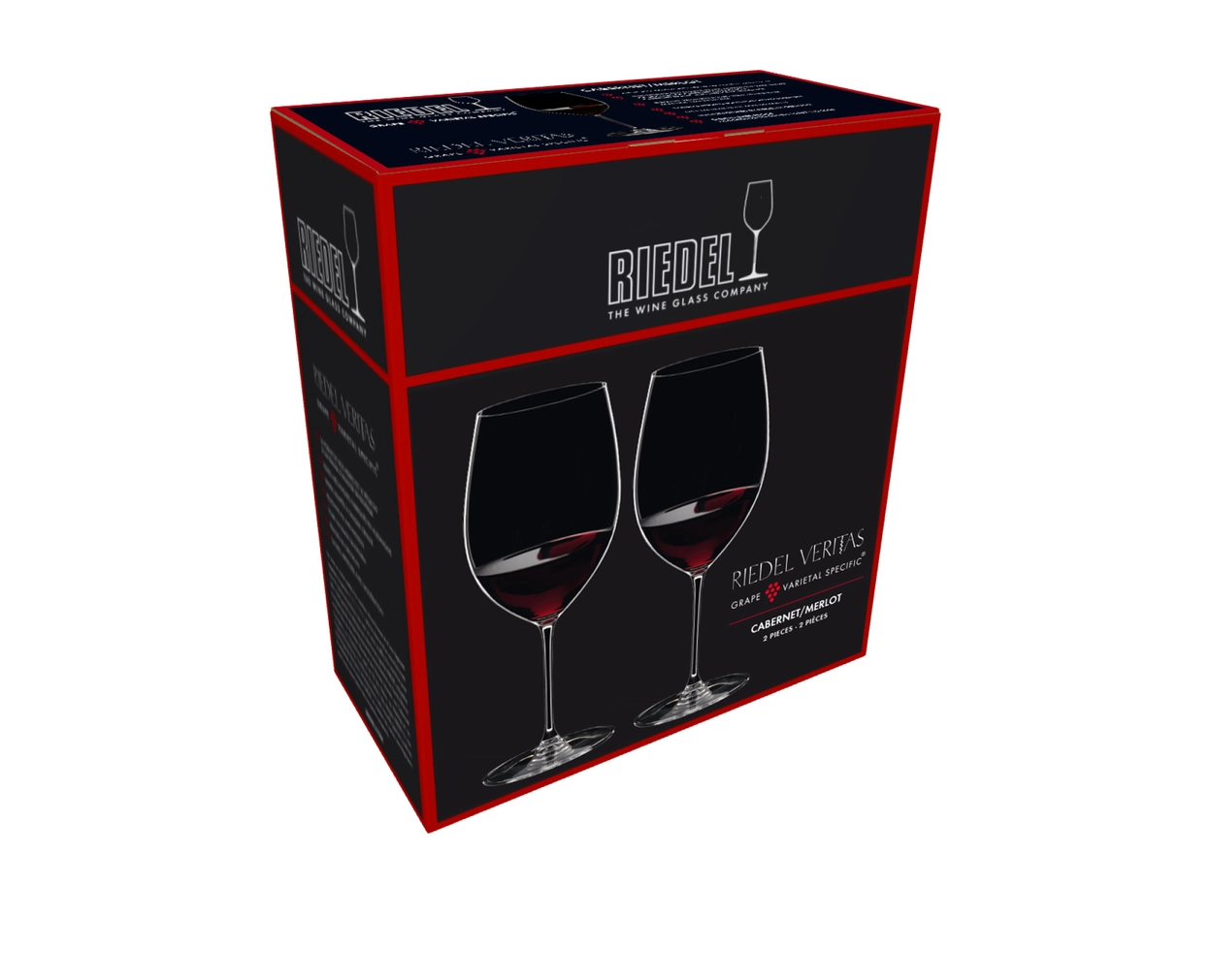 Riedel Veritas Cabernet-Merlot 2 Calici da vino rosso