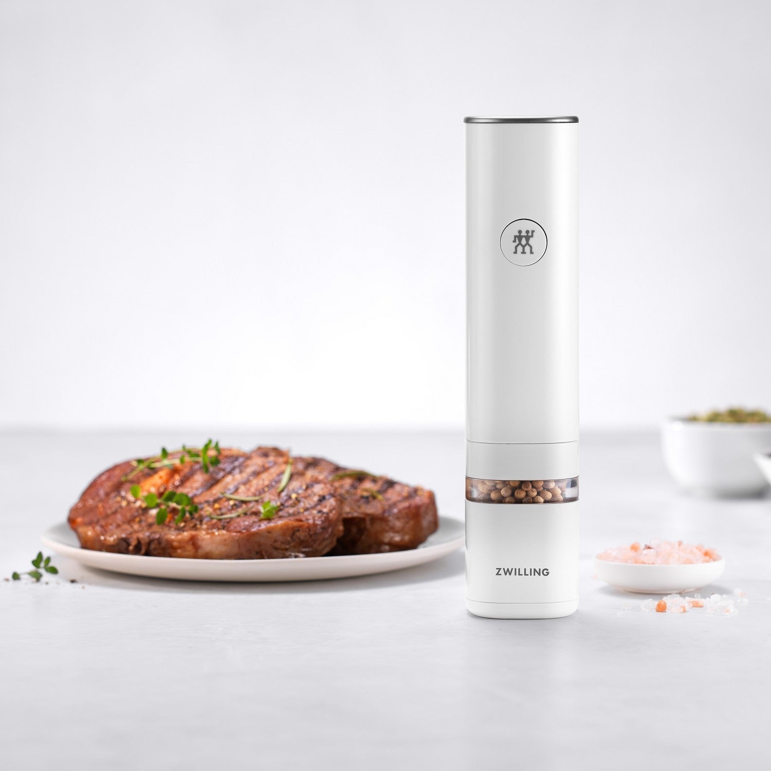 Zwilling Enfinigy Electric Spice Grinder, White
