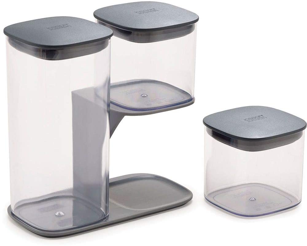 Joseph Joseph Podium food freshness containers with stand