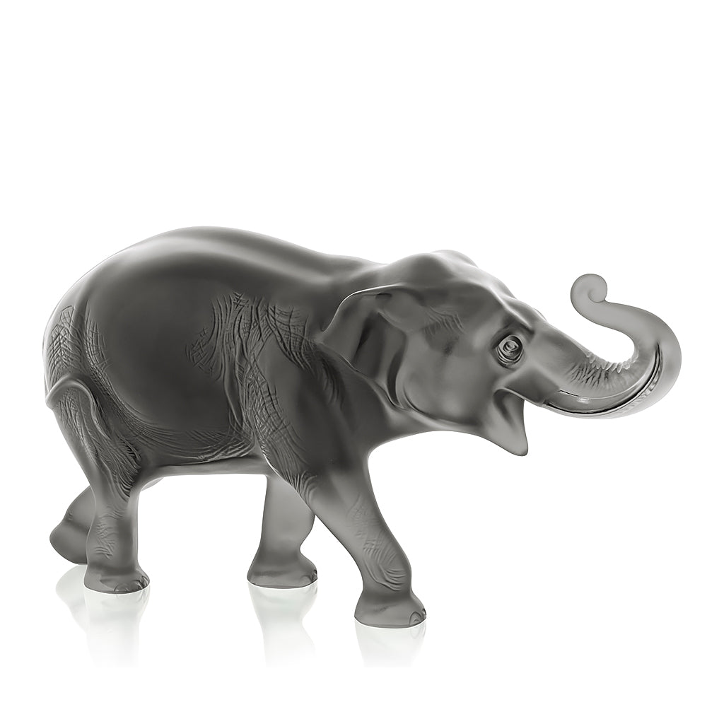 Lalique Sumatran Elephant Sculpture