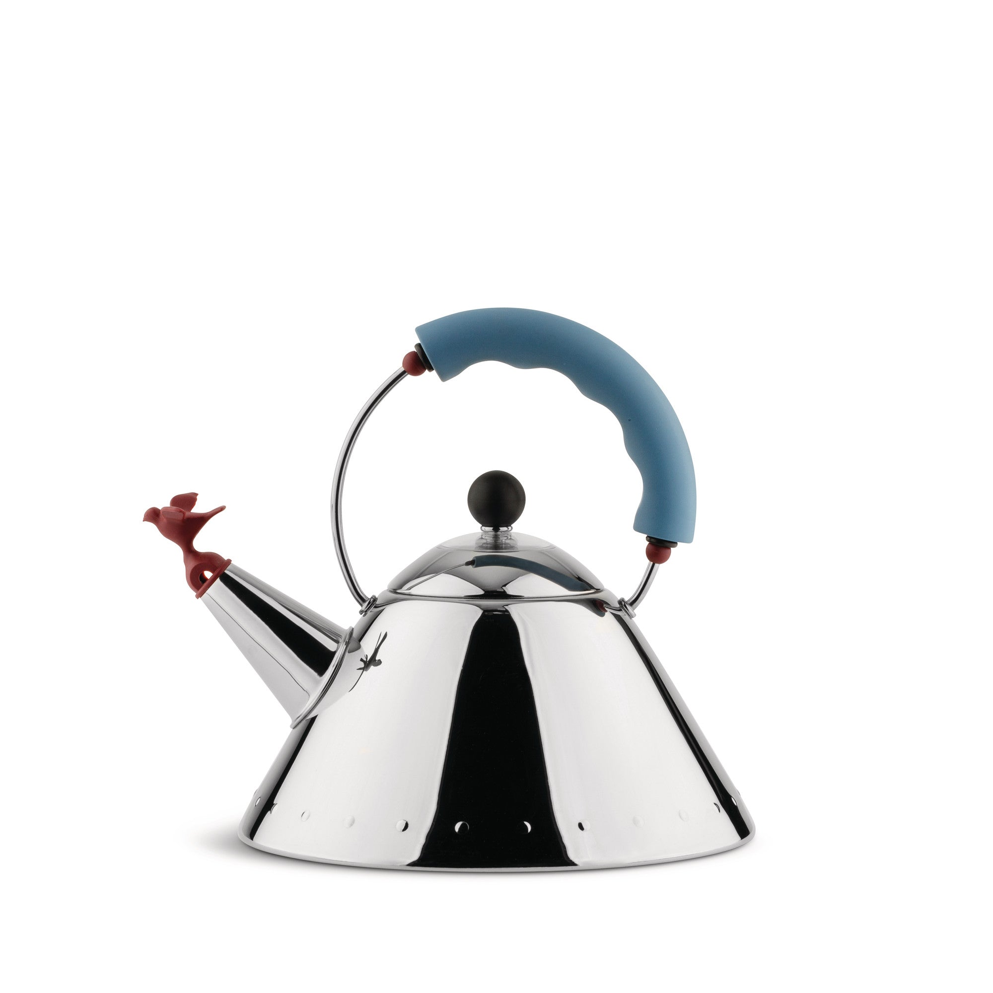 Alessi Kettle with Handle and Bird Whistle in PA
