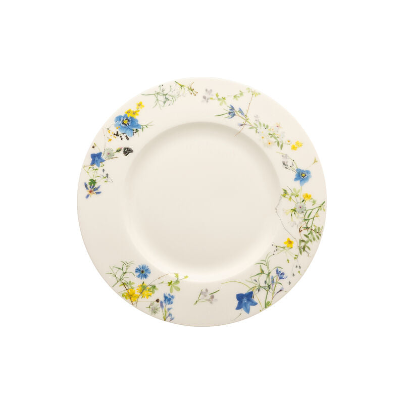 Rosenthal Brillance Fleurs des Alpes Dinner Plate with brim 23 cm, Set of 6