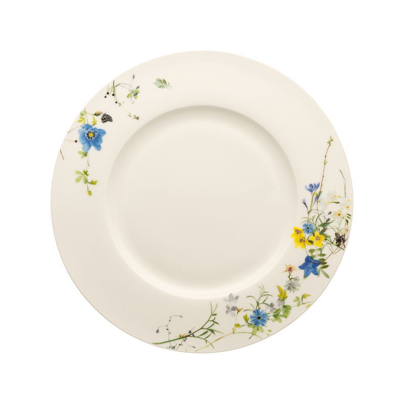 Rosenthal Brillance Fleurs des Alpes Dinner Plate with brim 28 cm, Set of 6