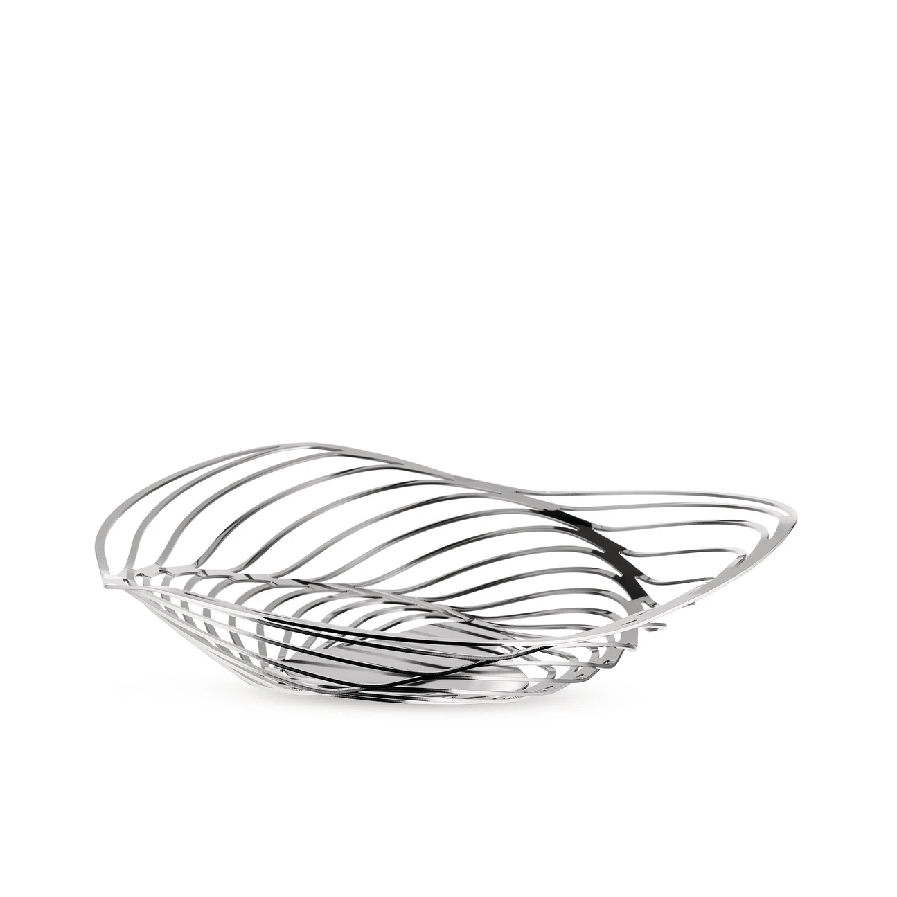 Alessi Trinity Fruit Basket - Centerpiece in Stainless Steel