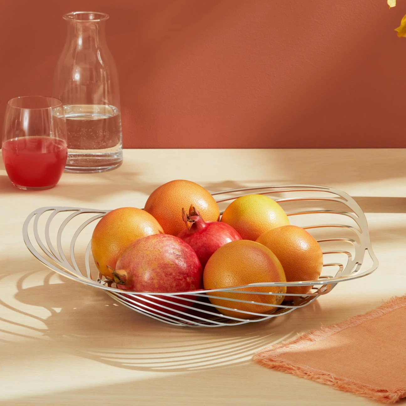 Alessi Trinity Fruit Basket - Centerpiece in Stainless Steel