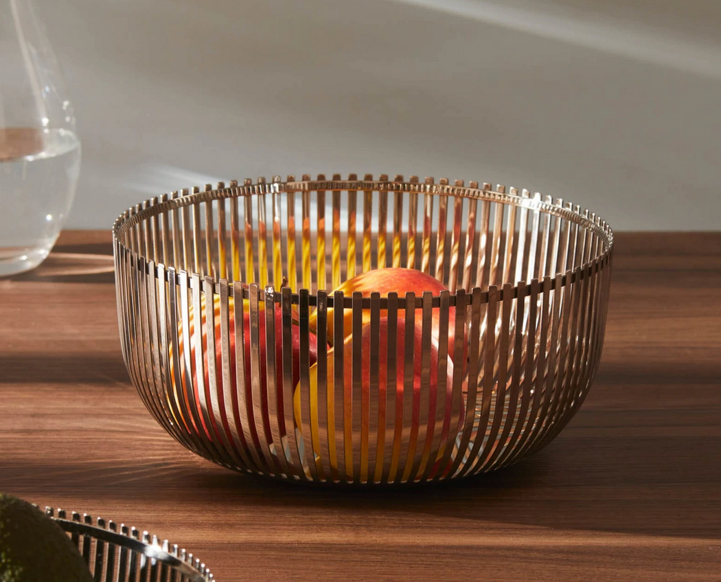 Alessi Fruit bowl in 18/10 stainless steel