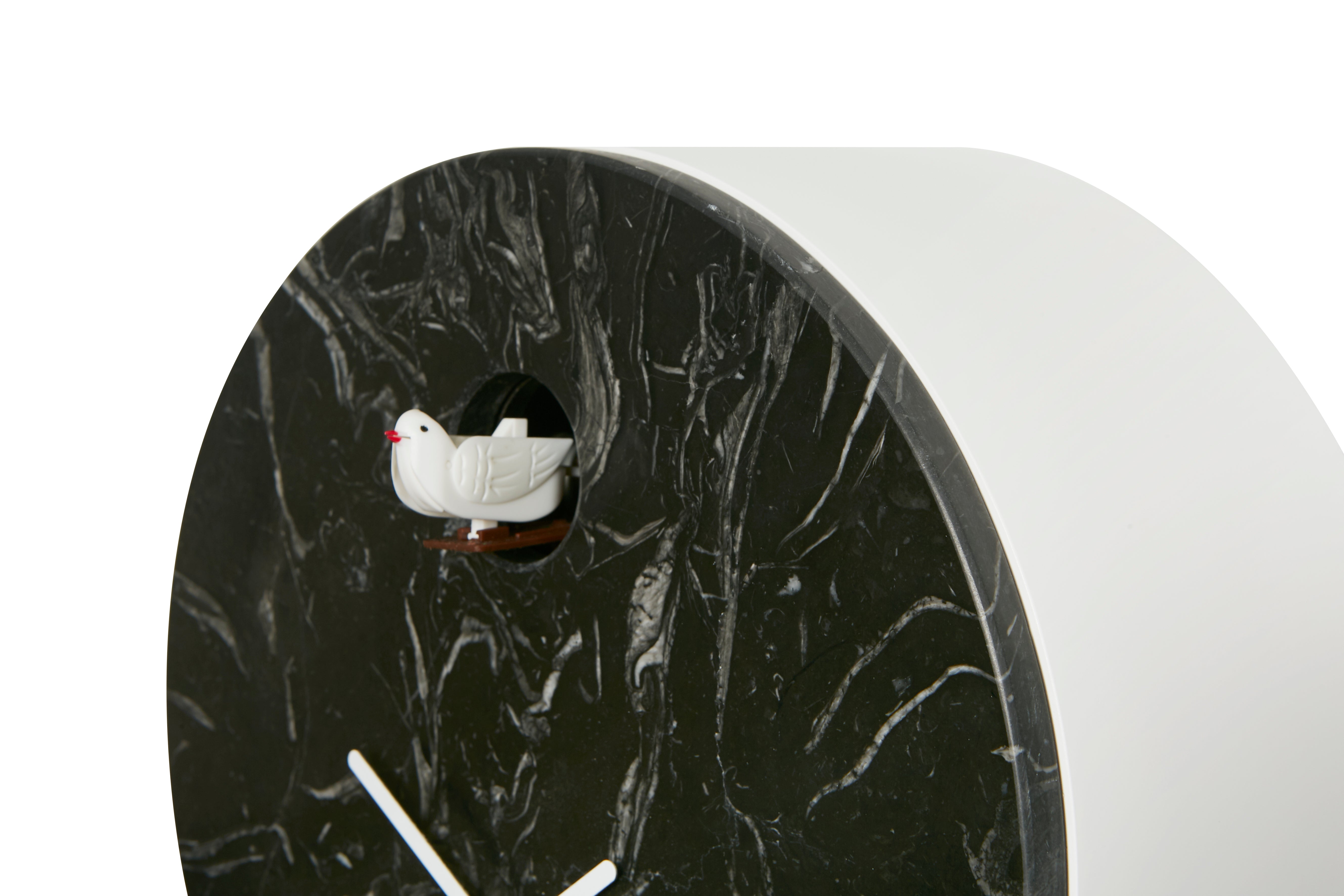 Domeniconi Cioni Cuckoo Clock, Nero Marquina