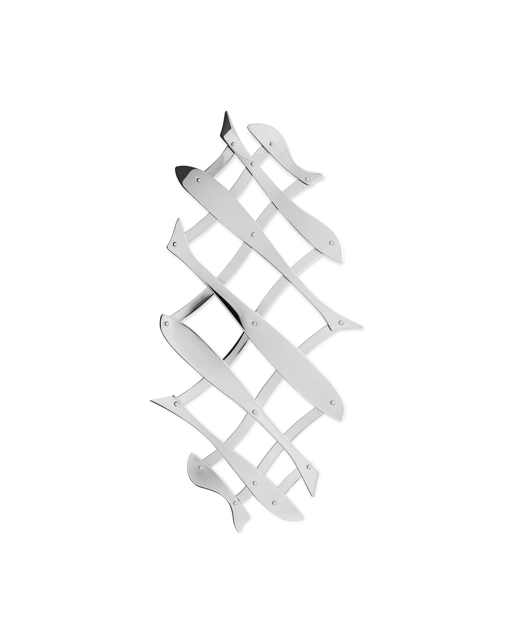 Alessi Pescher Extendable Trivet in Polished Steel