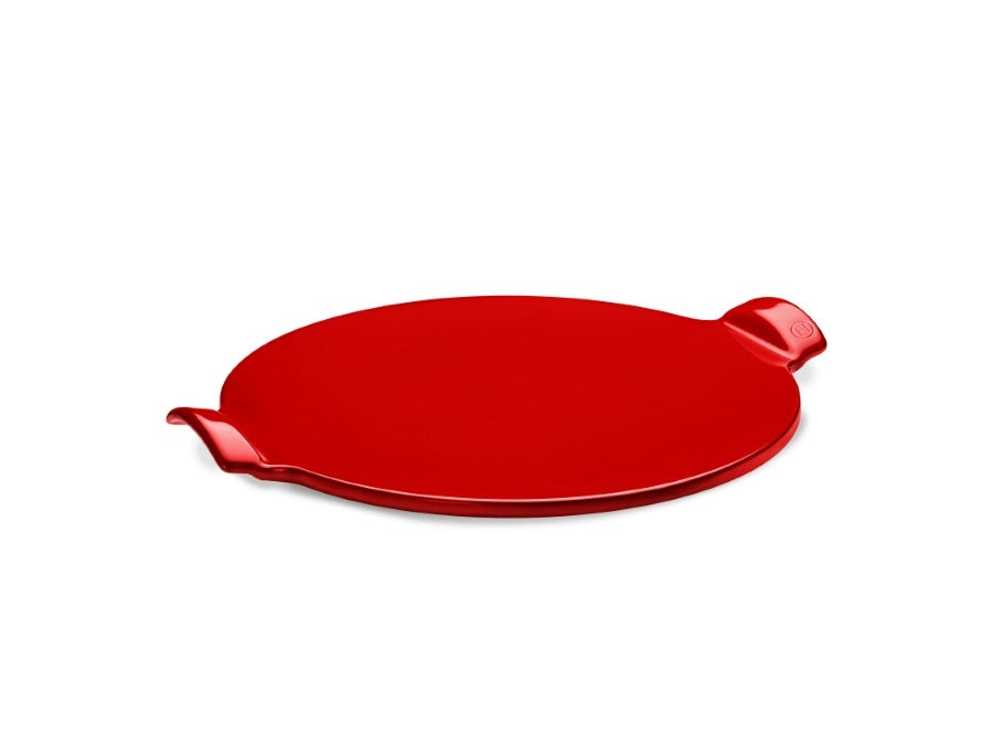 Emile Henry Pizza Stone Smooth Bottom 36.5 cm, Red