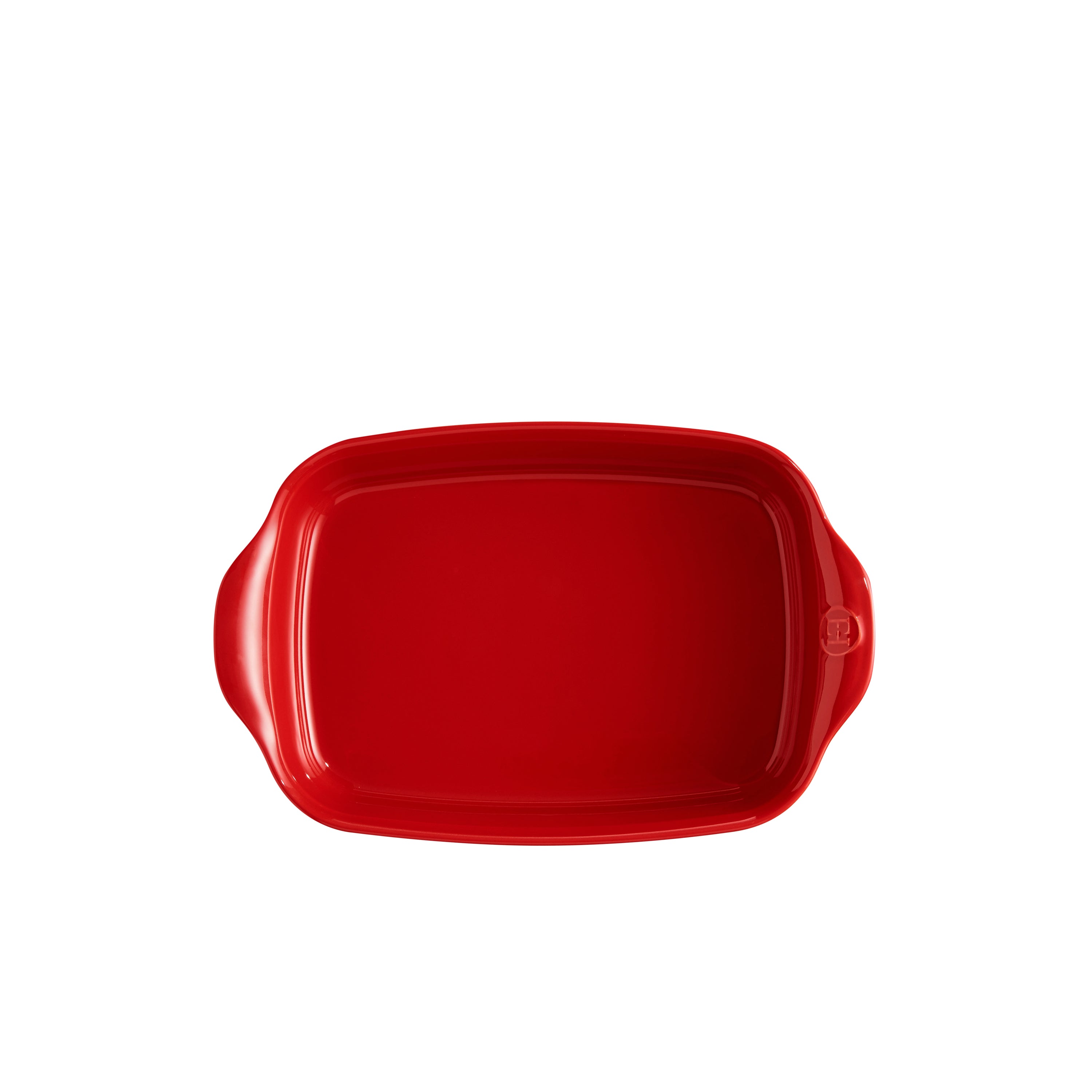 Emile Henry Large Rectangular Baking Dish 32 cm, Red