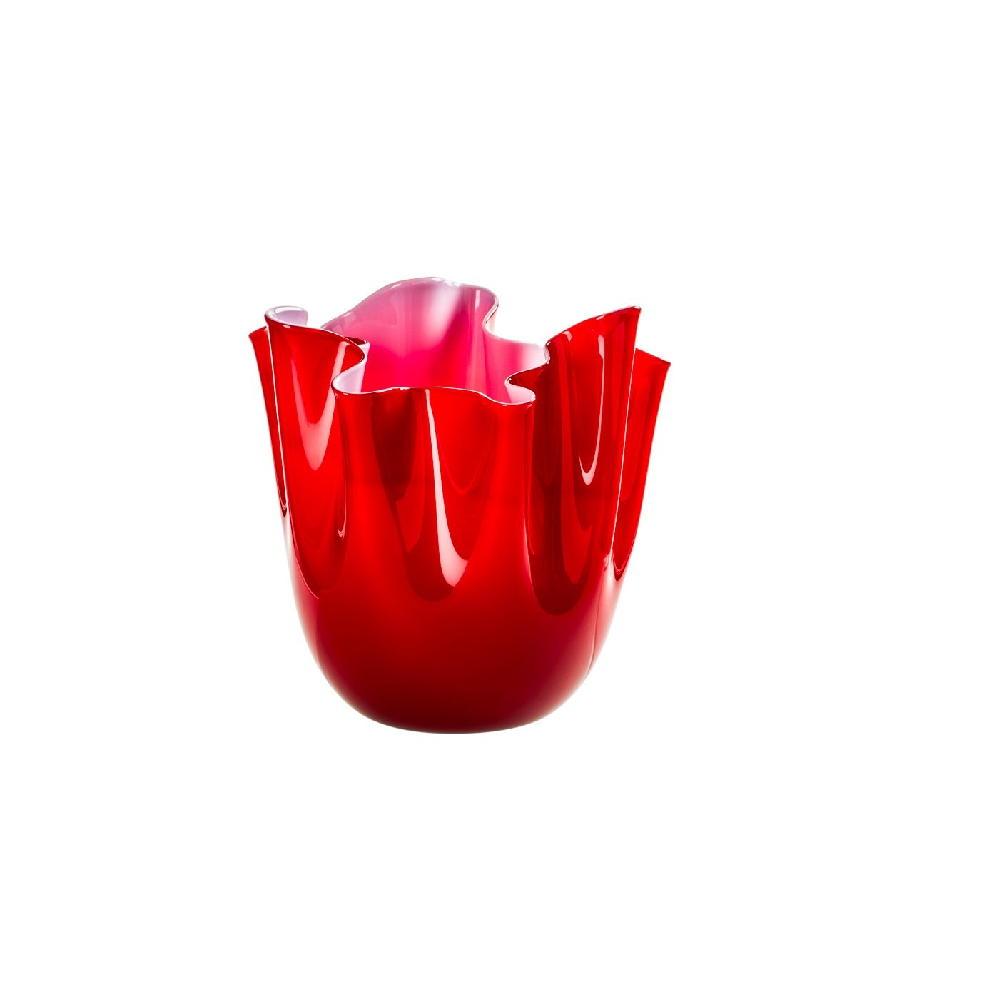 Venini Medium Opal Handkerchief Vase