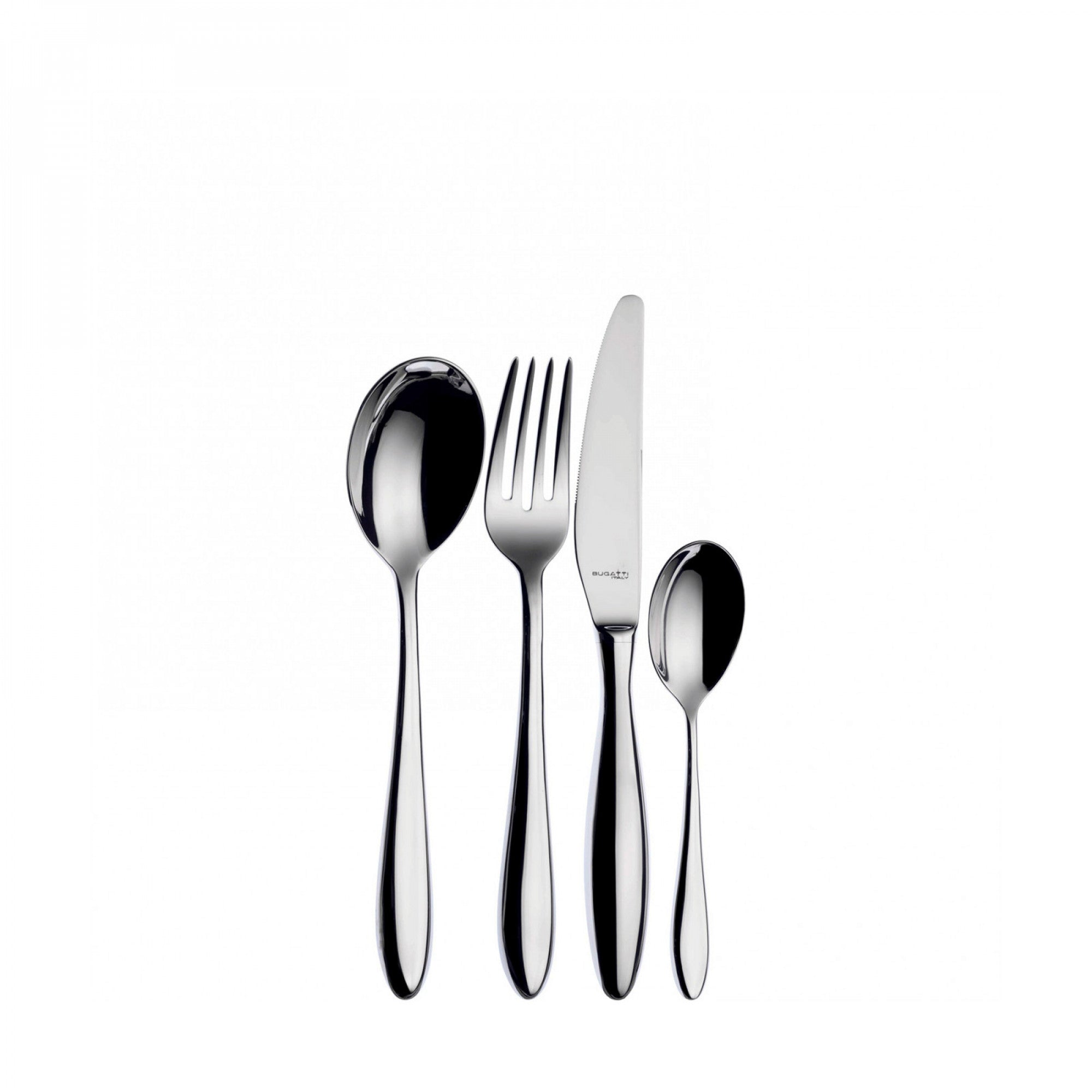 BUGATTI, Fresco, 24-piece cutlery set in 18/10 stainless steel