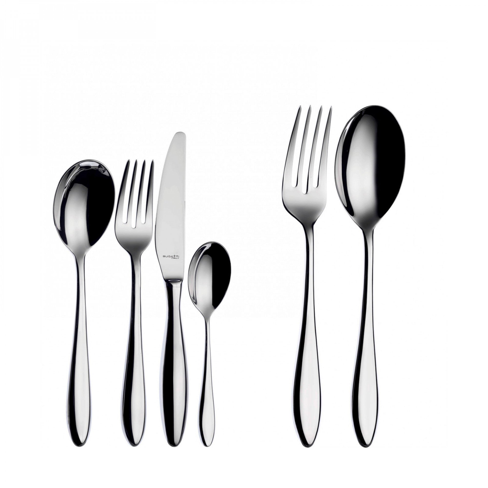 BUGATTI, Fresco, 50-piece cutlery set in 18/10 stainless steel