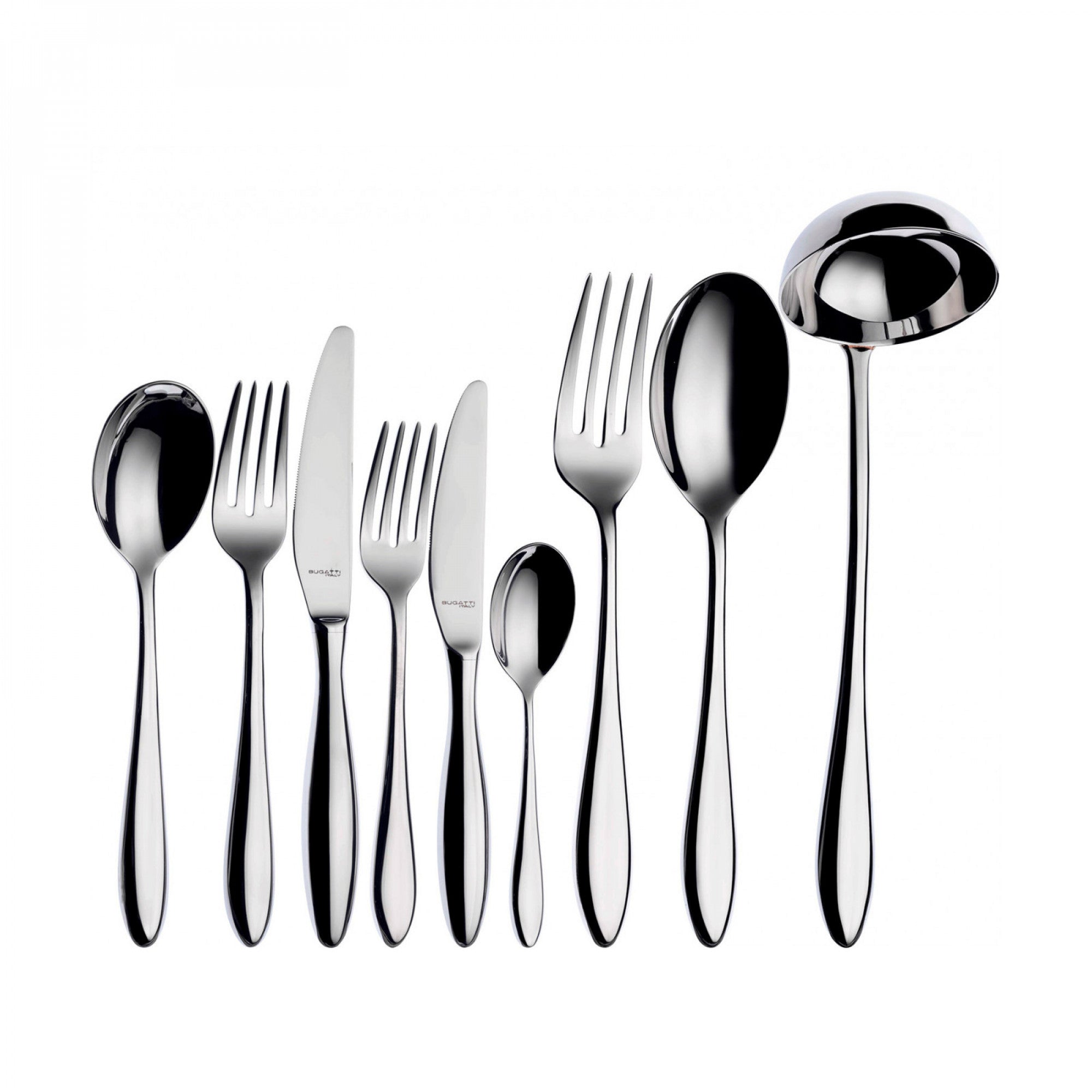 BUGATTI, Fresco, 75-piece cutlery set in 18/10 stainless steel