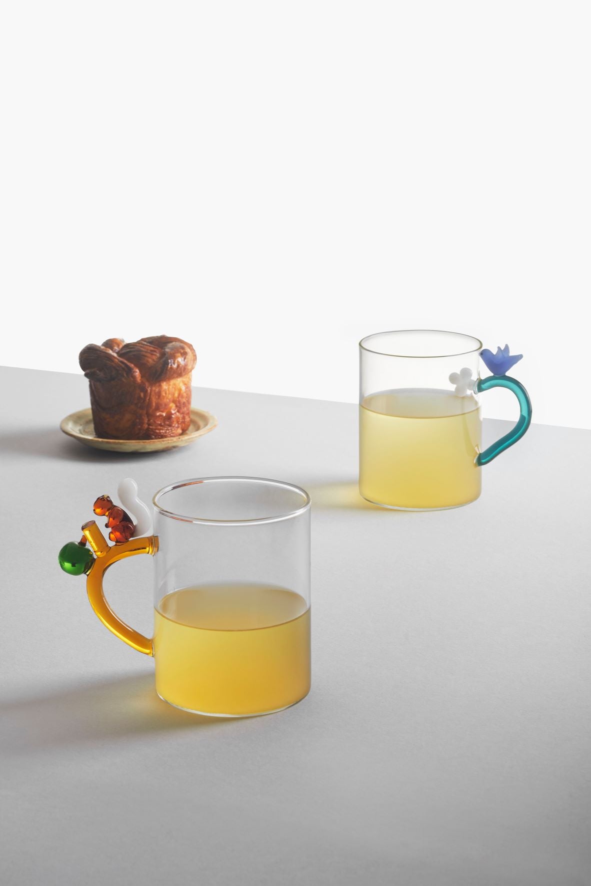 Ichendorf Fruits And Flower Set 2 Frog and Snail Mug Cups