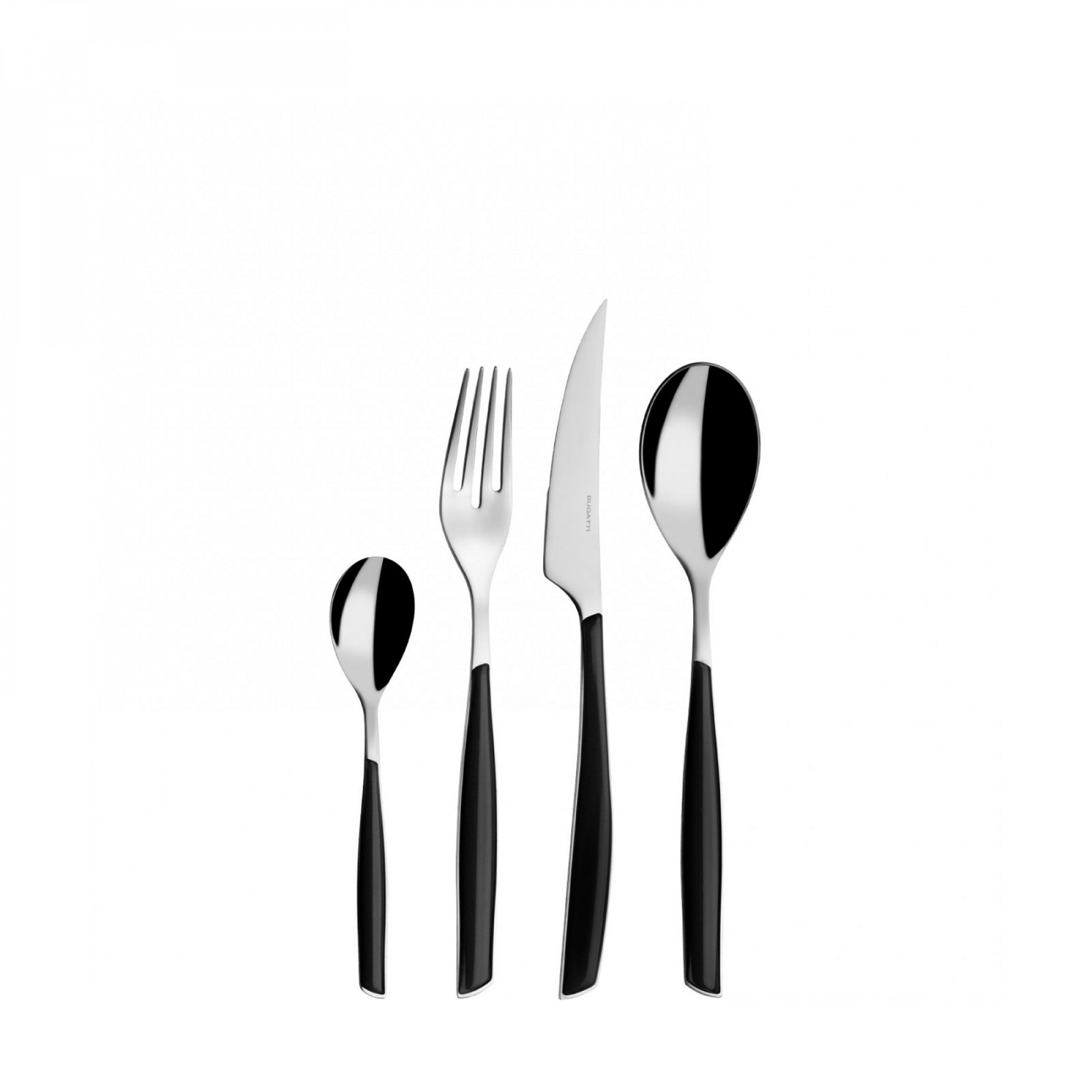 BUGATTI, Glamour, 24-piece cutlery set in 18/10 stainless steel. Packaged in Glamor box with windows