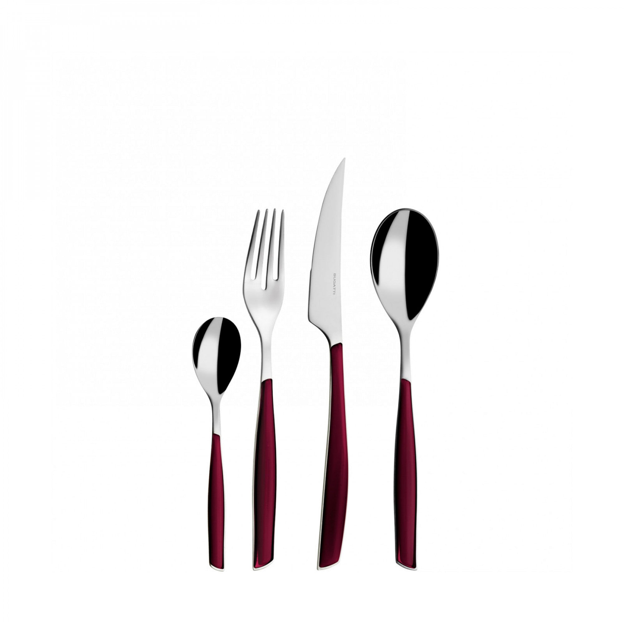 BUGATTI, Glamour, 24-piece cutlery set in 18/10 stainless steel. Packaged in Glamor box with windows