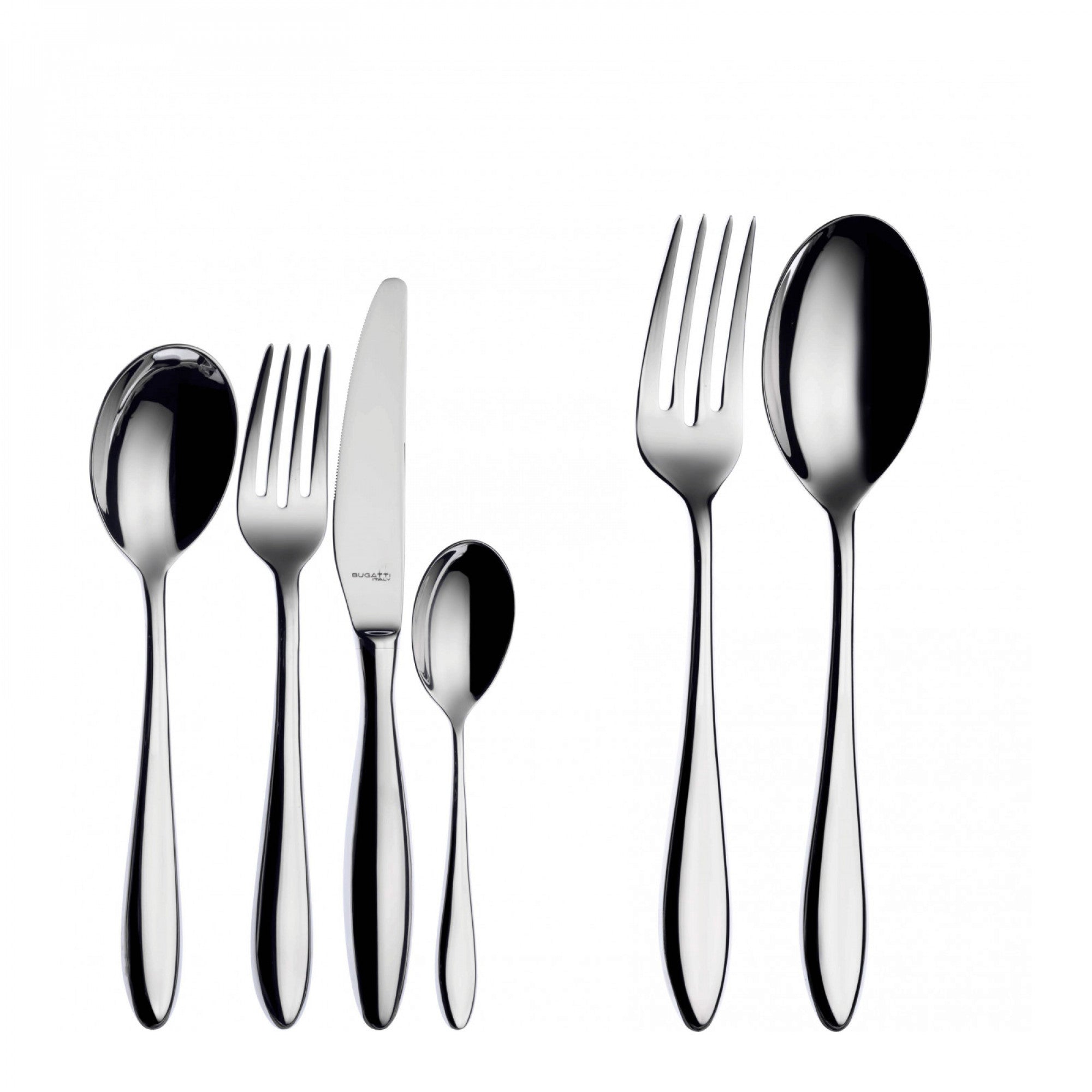 BUGATTI, Fresco, 50-piece cutlery set in 18/10 stainless steel