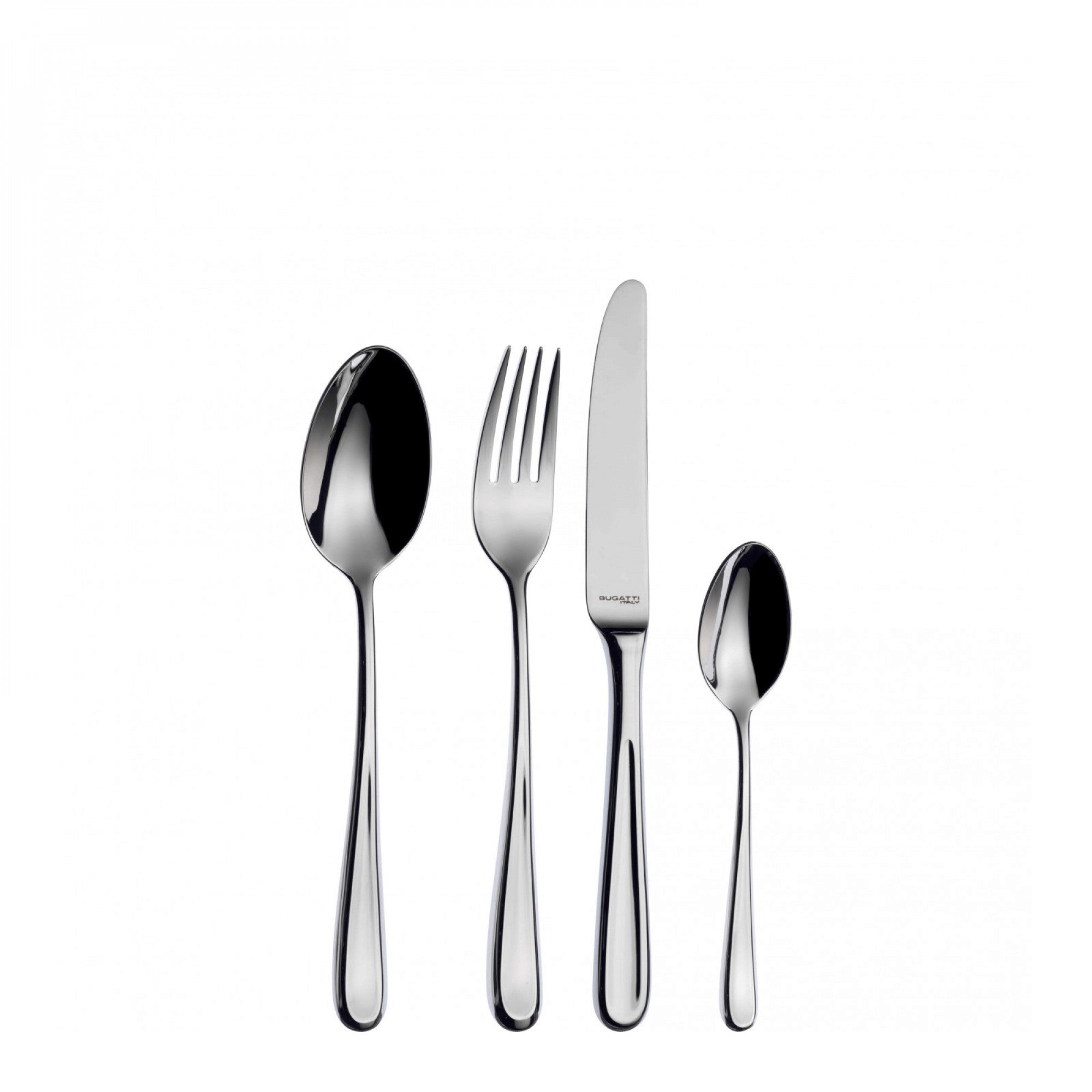 BUGATTI, Futura, 24-piece cutlery set in 18/10 stainless steel