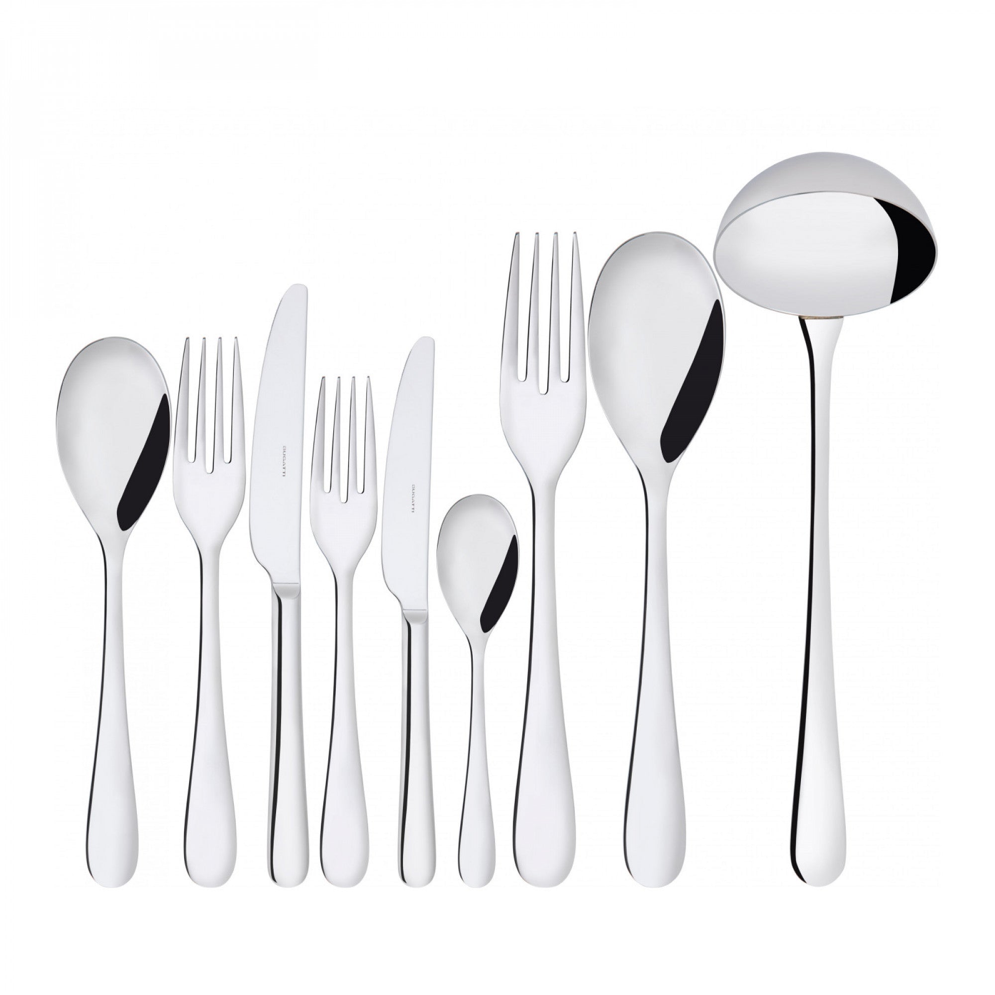 BUGATTI, Siena, 75-piece cutlery set in 18/10 stainless steel