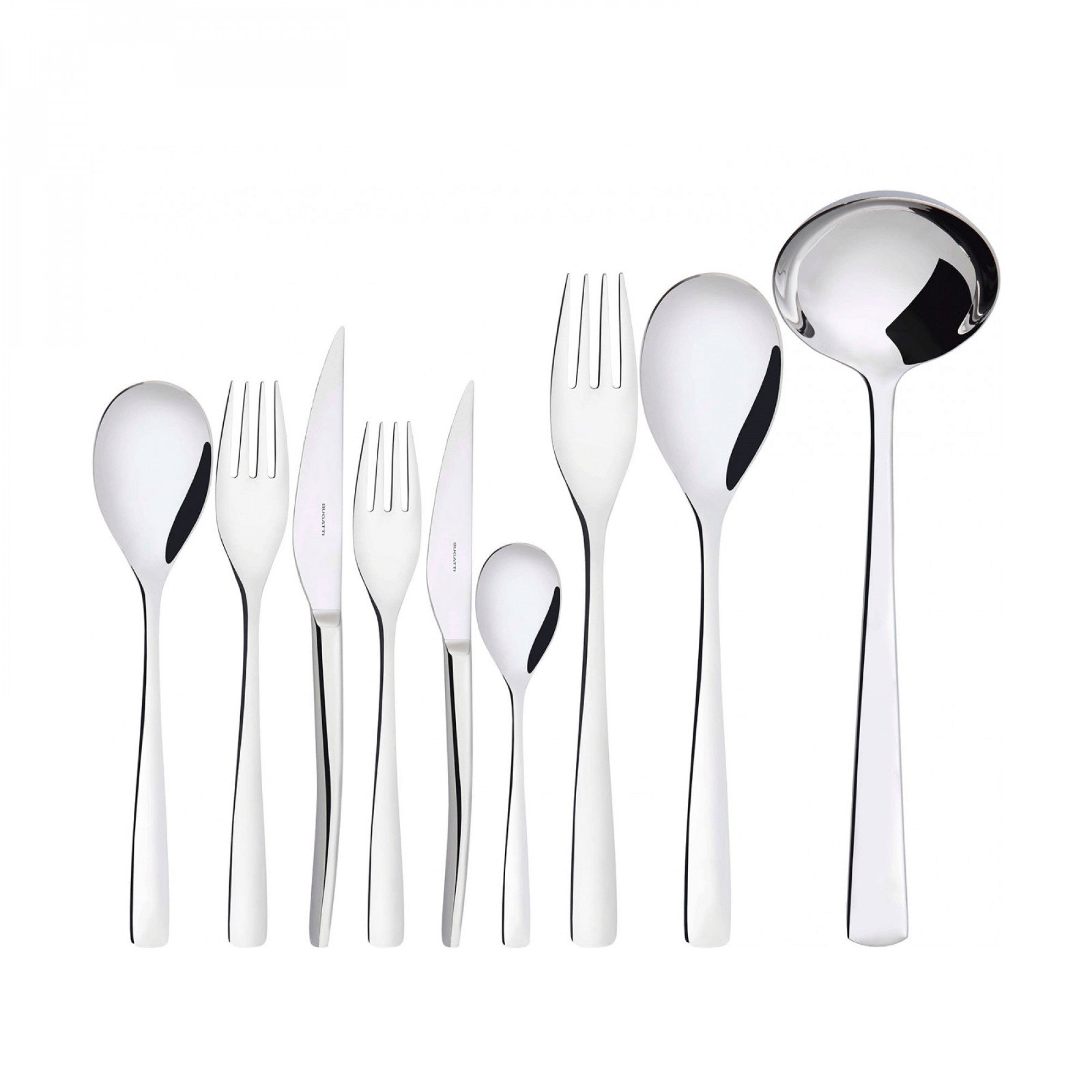 BUGATTI, Amalfi, 75-piece cutlery set in 18/10 stainless steel