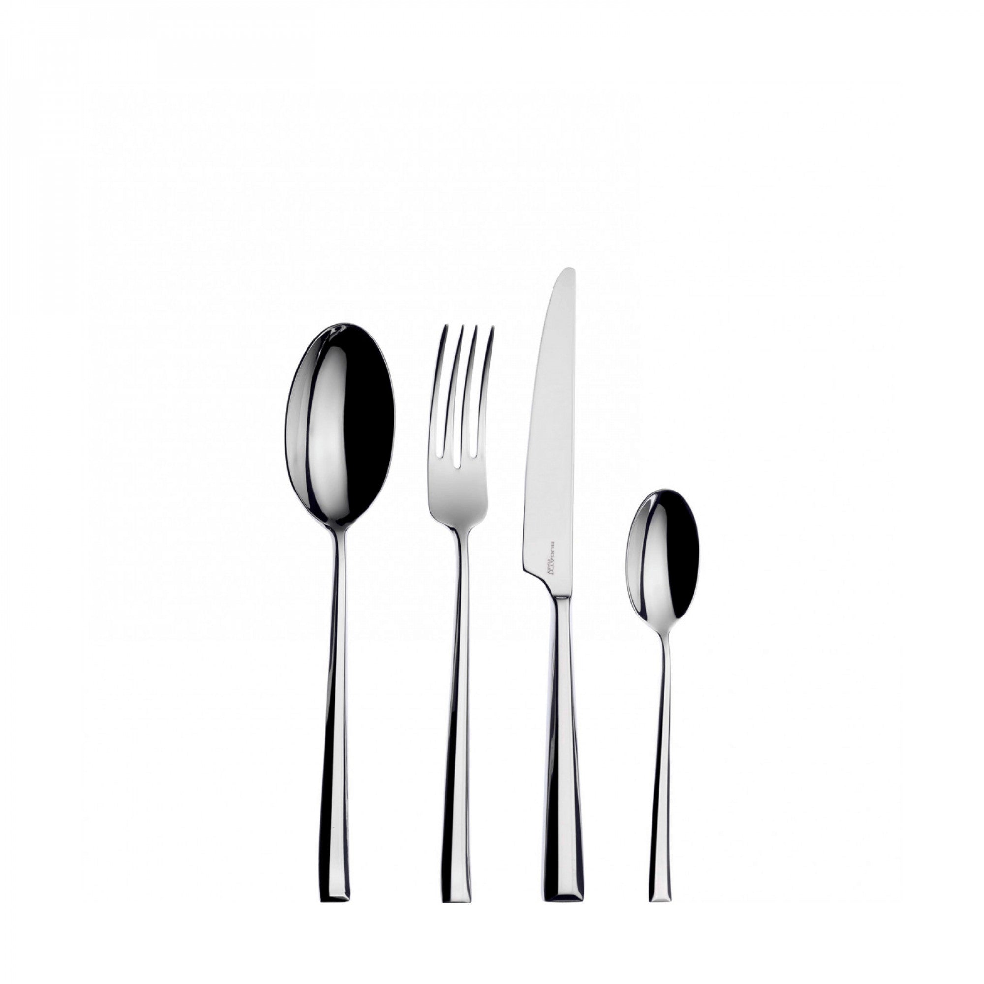 BUGATTI, Duetto, 24-piece cutlery set in 18/10 stainless steel