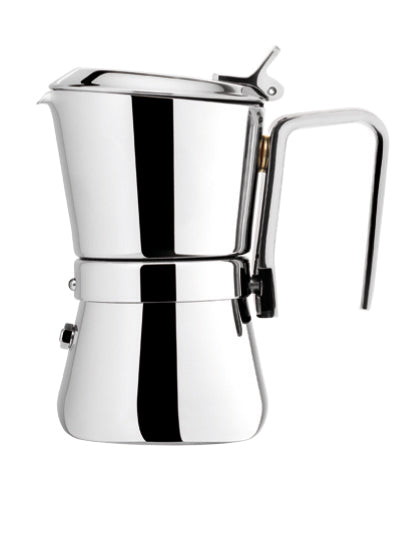 Giannini The Tradition coffee maker in stainless steel