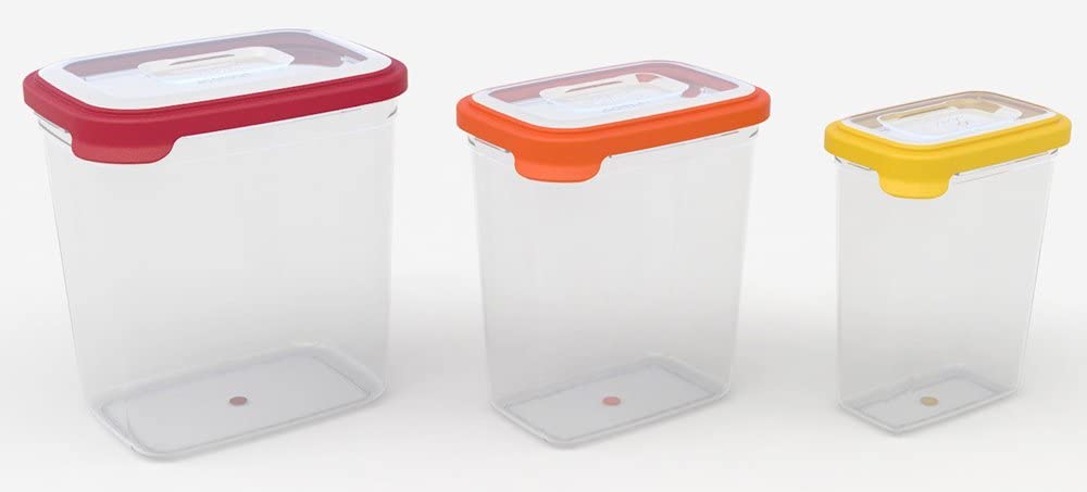 Joseph Joseph Tall Stackable Compact Containers, Set of 3