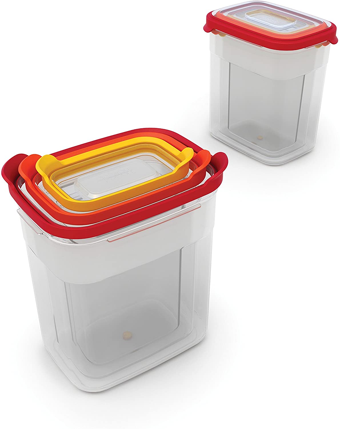Joseph Joseph Tall Stackable Compact Containers, Set of 3