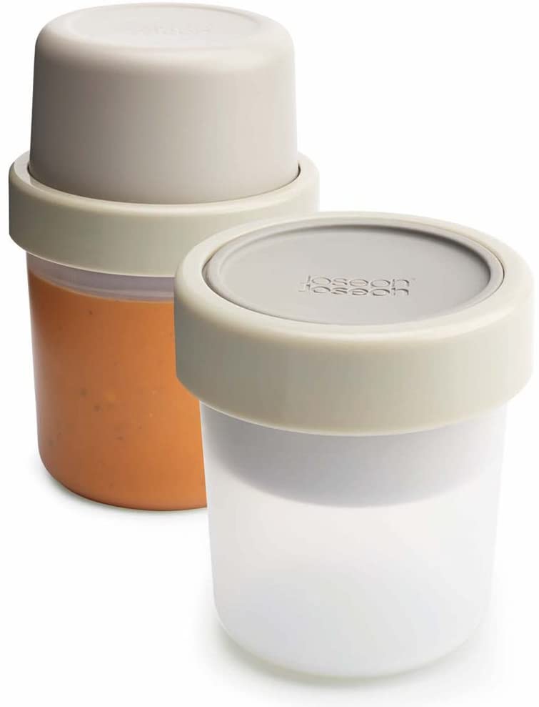 Joseph Joseph "Go Eat Soup Pot" Soup Container, Plastic, Gray Color