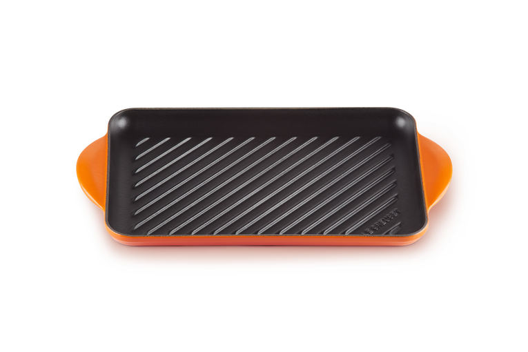 Le Creuset Rectangular Grill Tradition in Vitrified Cast Iron
