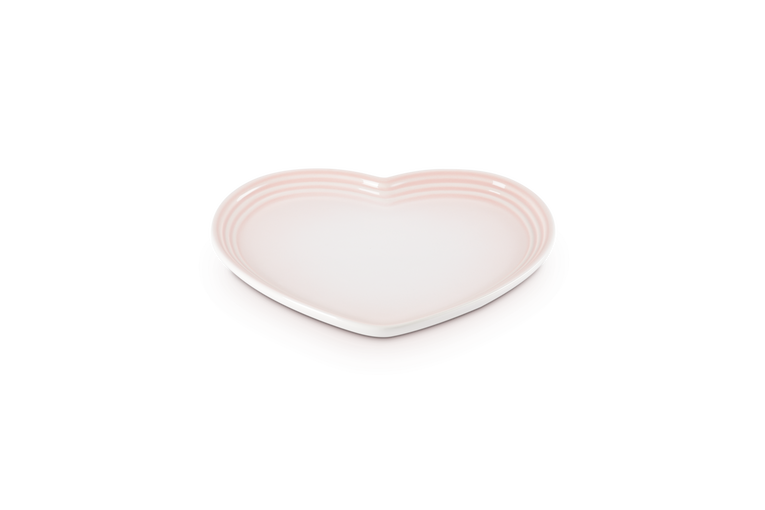 Le Creuset Amour Herzförmiger Suppenteller aus verglastem Steingut, 23 cm