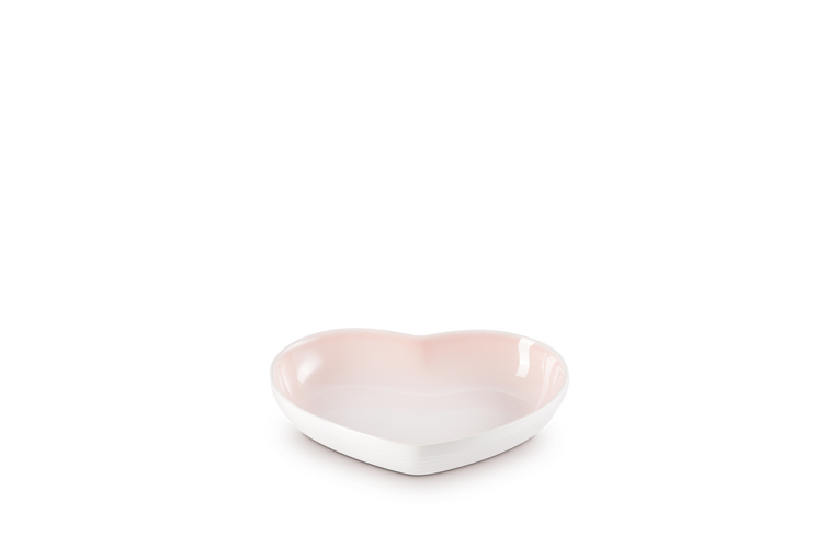 Le Creuset Amour Herzförmiger Suppenteller aus verglastem Steinzeug, 21 cm