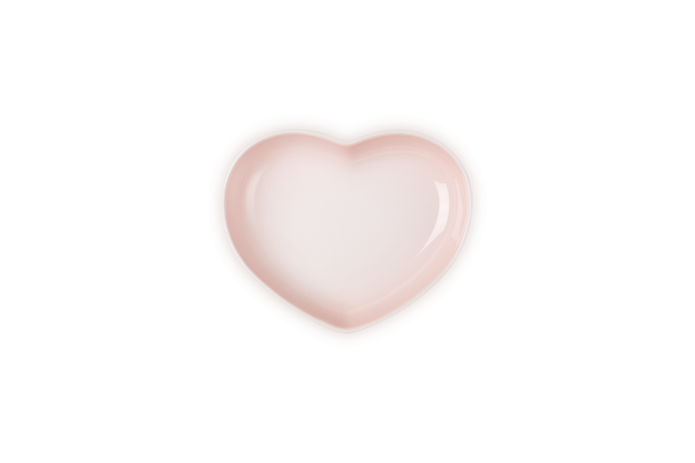 Le Creuset Amour Herzförmiger Suppenteller aus verglastem Steinzeug, 21 cm