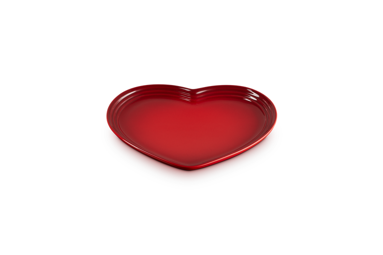 Le Creuset Amour Piatto fondo a cuore in gres vetrificato, 23 cm