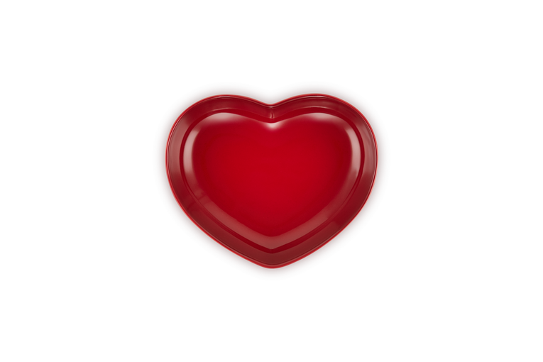 Le Creuset Amour Piatto fondo a cuore in gres vetrificato, 21 cm