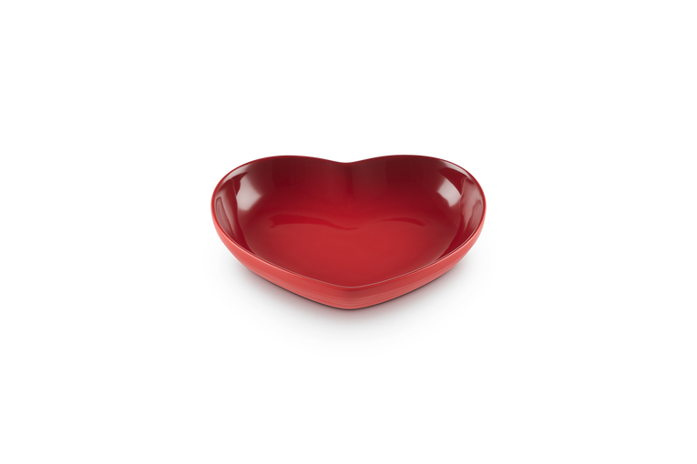 Le Creuset Amour Heart-shaped soup plate in vitrified stoneware, 21 cm