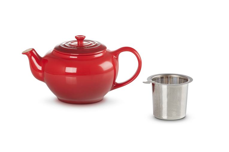 Le Creuset Vitrified stoneware teapot with metal infuser