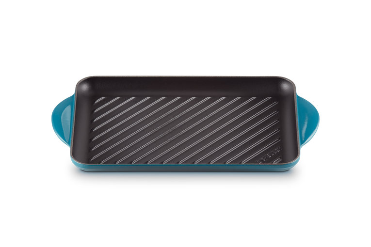 Le Creuset Rectangular Grill Tradition in Vitrified Cast Iron