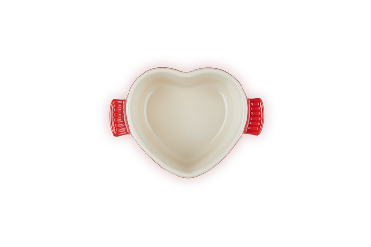 Le Creuset Amour Mini Cocotte Herz aus verglastem Steinzeug, 10 cm