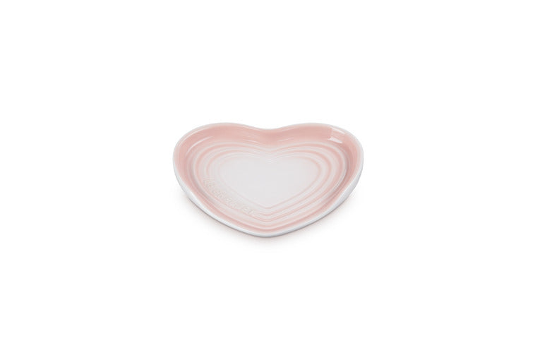 Le Creuset Amour Heart-shaped spoon rest in vitrified stoneware