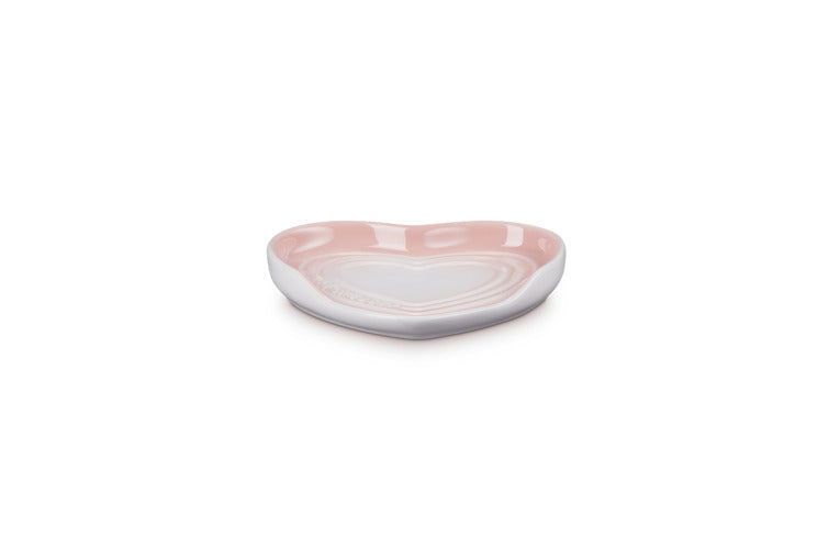 Le Creuset Amour Heart-shaped spoon rest in vitrified stoneware