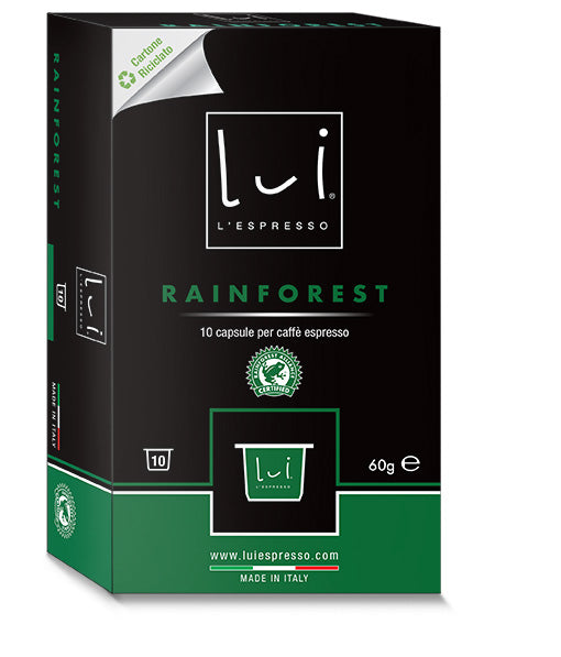 He L'Espresso coffee Rainforest