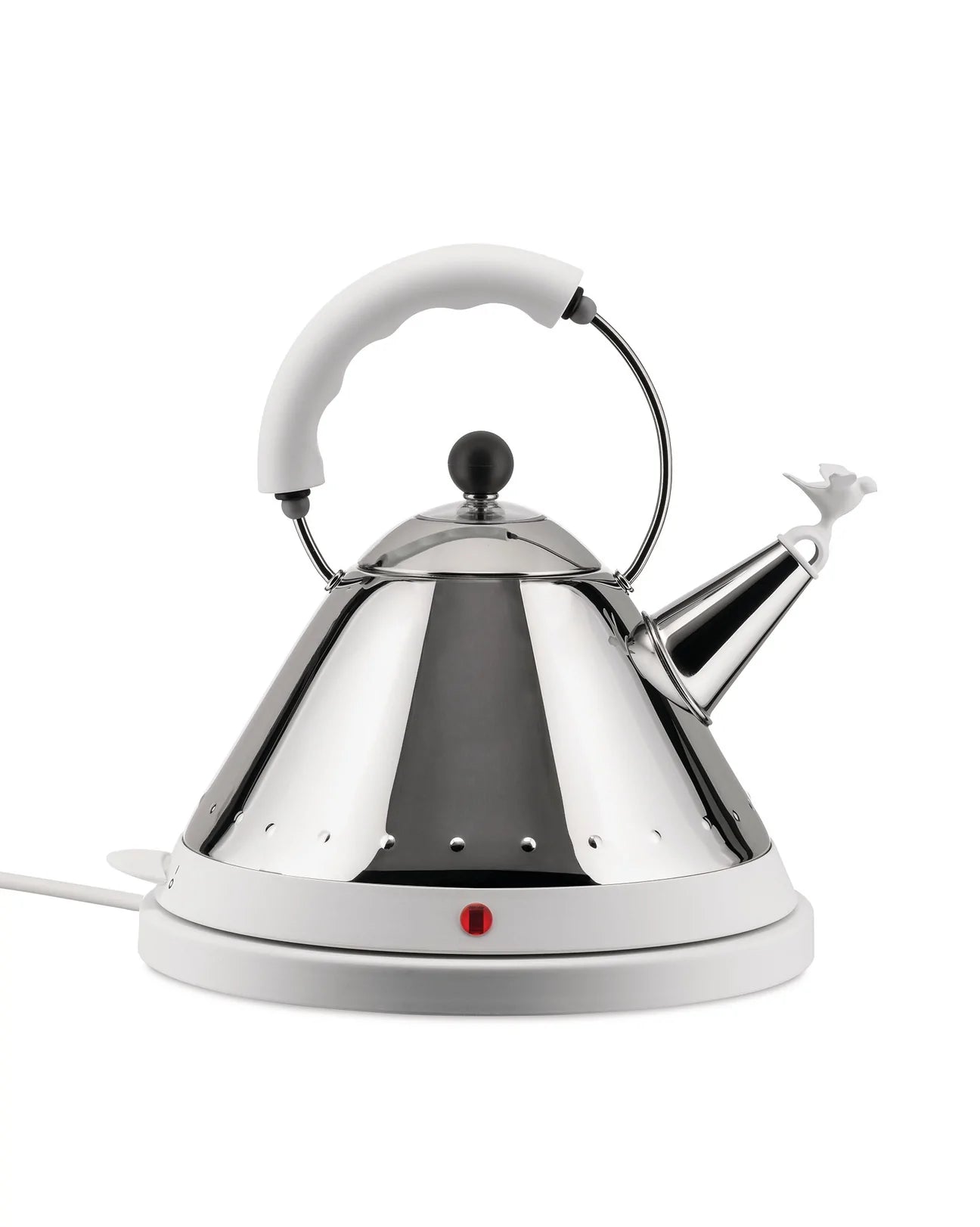 Alessi MG32 Cordless electric kettle with bird whistle
