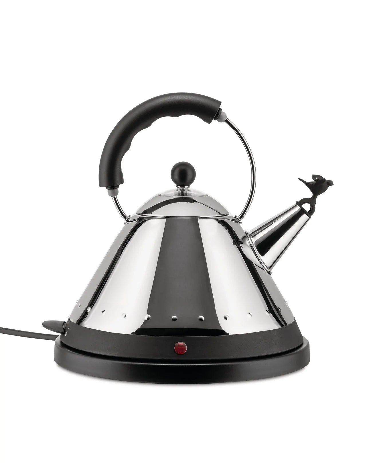Alessi MG32 Cordless electric kettle with bird whistle