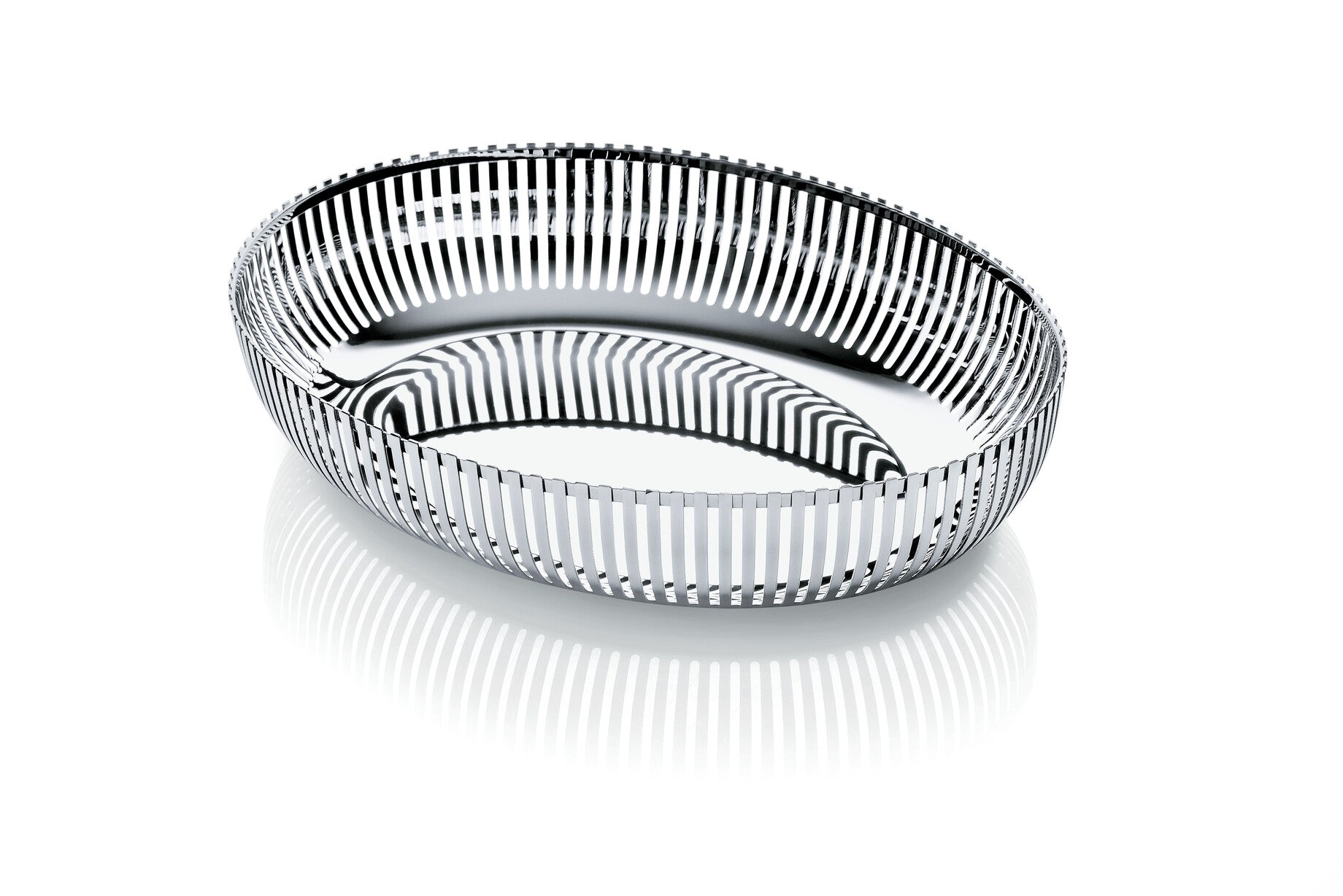 Alessi Oval Basket, 18/10 Stainless Steel