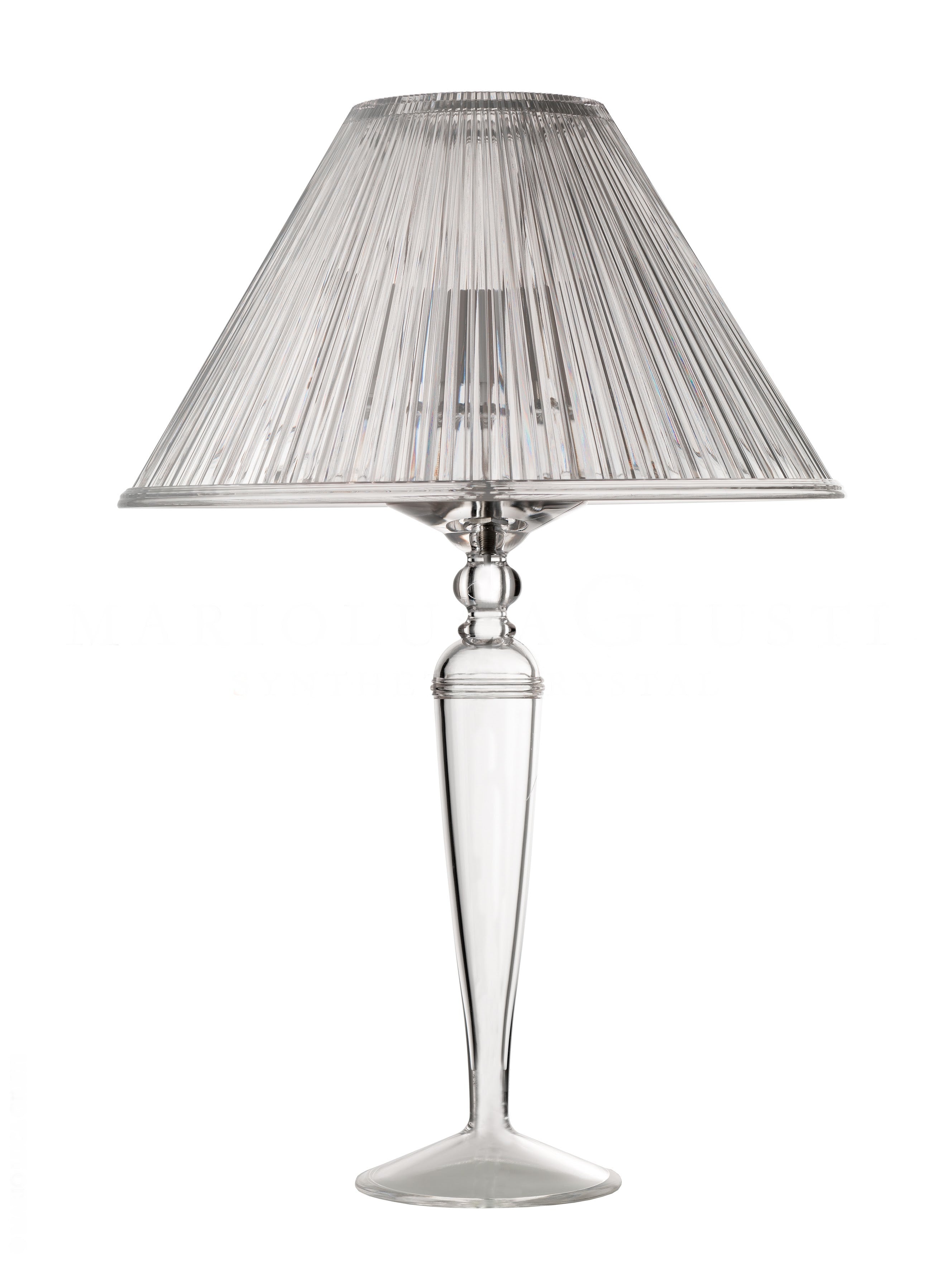 Mario Luca Giusti Plisse Led Lamp 54 cm Transparent